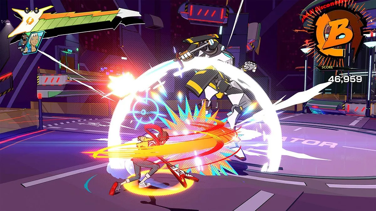A screenshot of Hi-Fi Rush by Tango Gameworks.