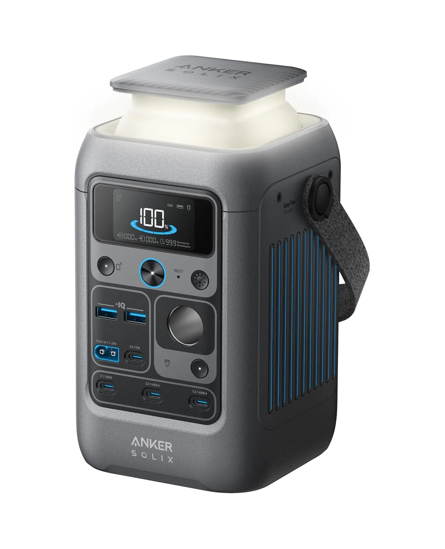 Anker SOLIX C300 DC, một trạm điện di động đa năng và nhẹ.