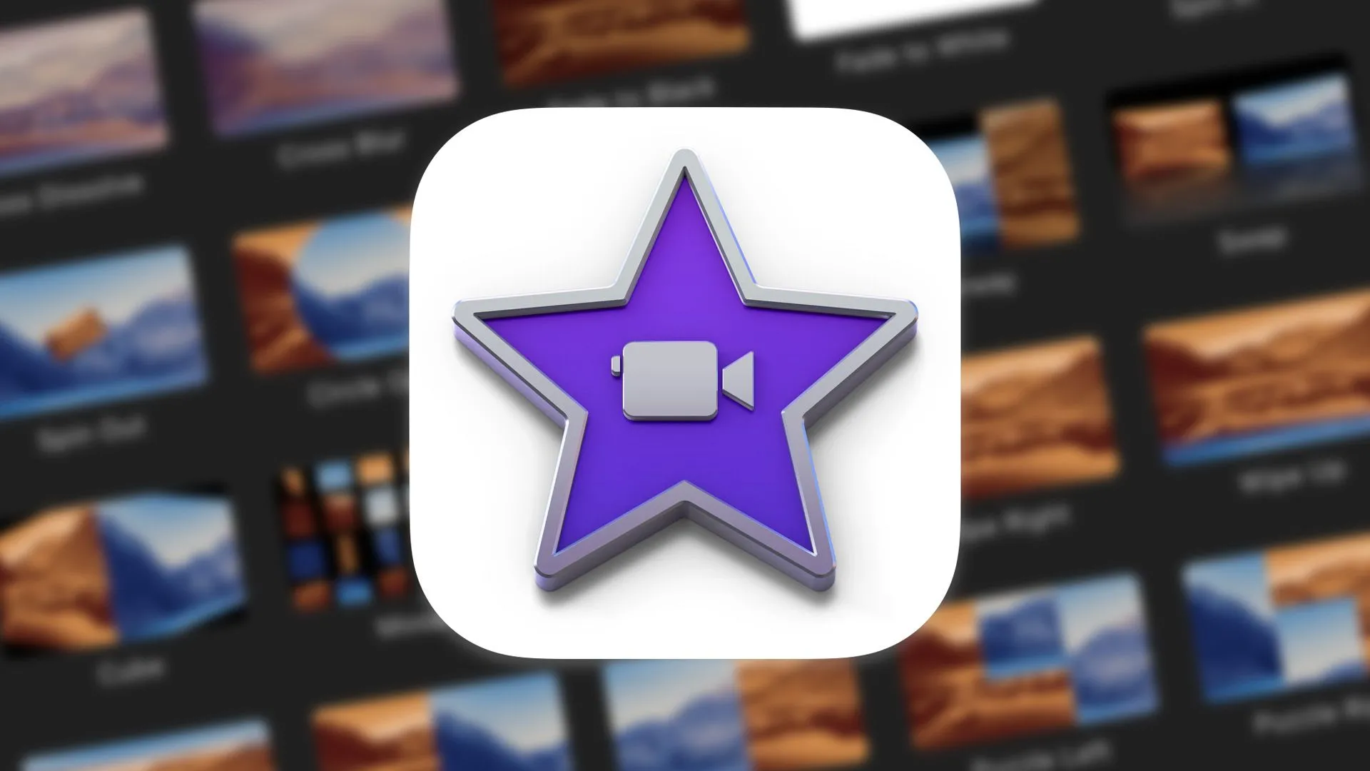 Biểu tượng ứng dụng chỉnh sửa video iMovie của Apple