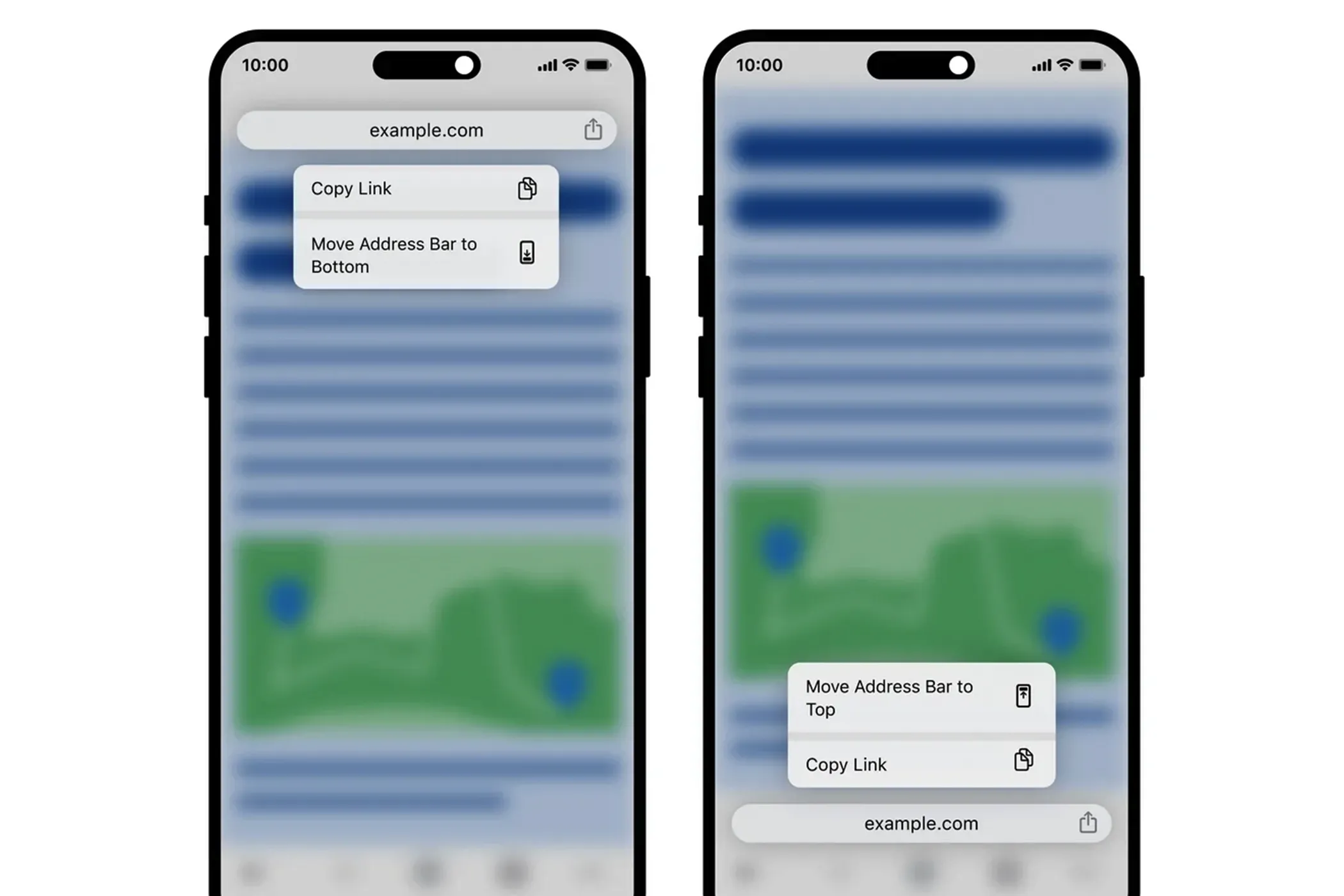 Cách chuyển đổi vị trí thanh địa chỉ Chrome trên iOS