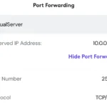 Cài đặt port forwarding cần thiết cho server Minecraft