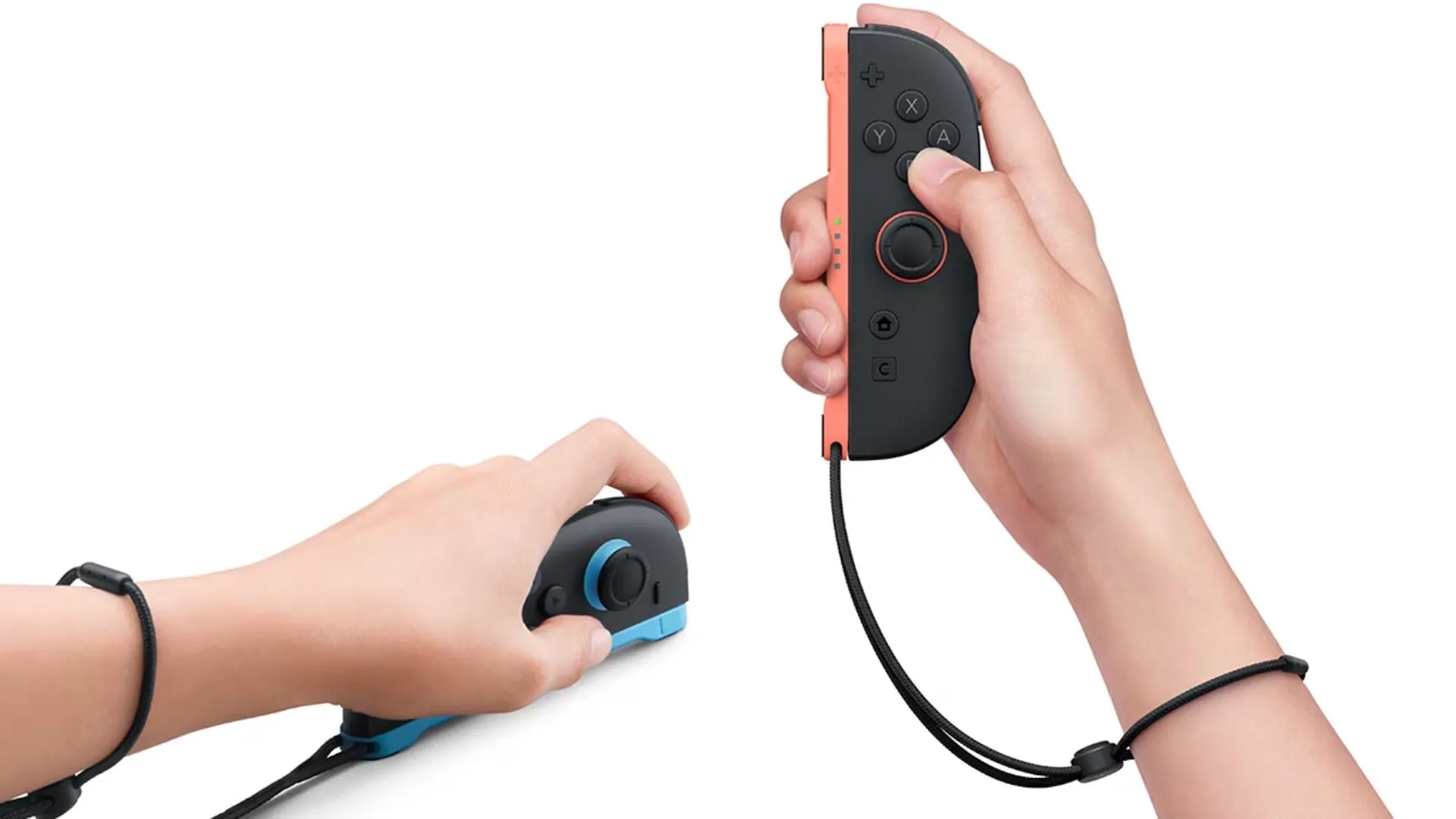 Cận cảnh tay cầm Joy-Con 2 của Nintendo Switch 2 với nút C