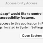 Cảnh báo quyền riêng tư trên macOS khi cài đặt Input Leap