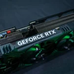 Card màn hình NVIDIA GeForce RTX 4070 Ti với logo RTX