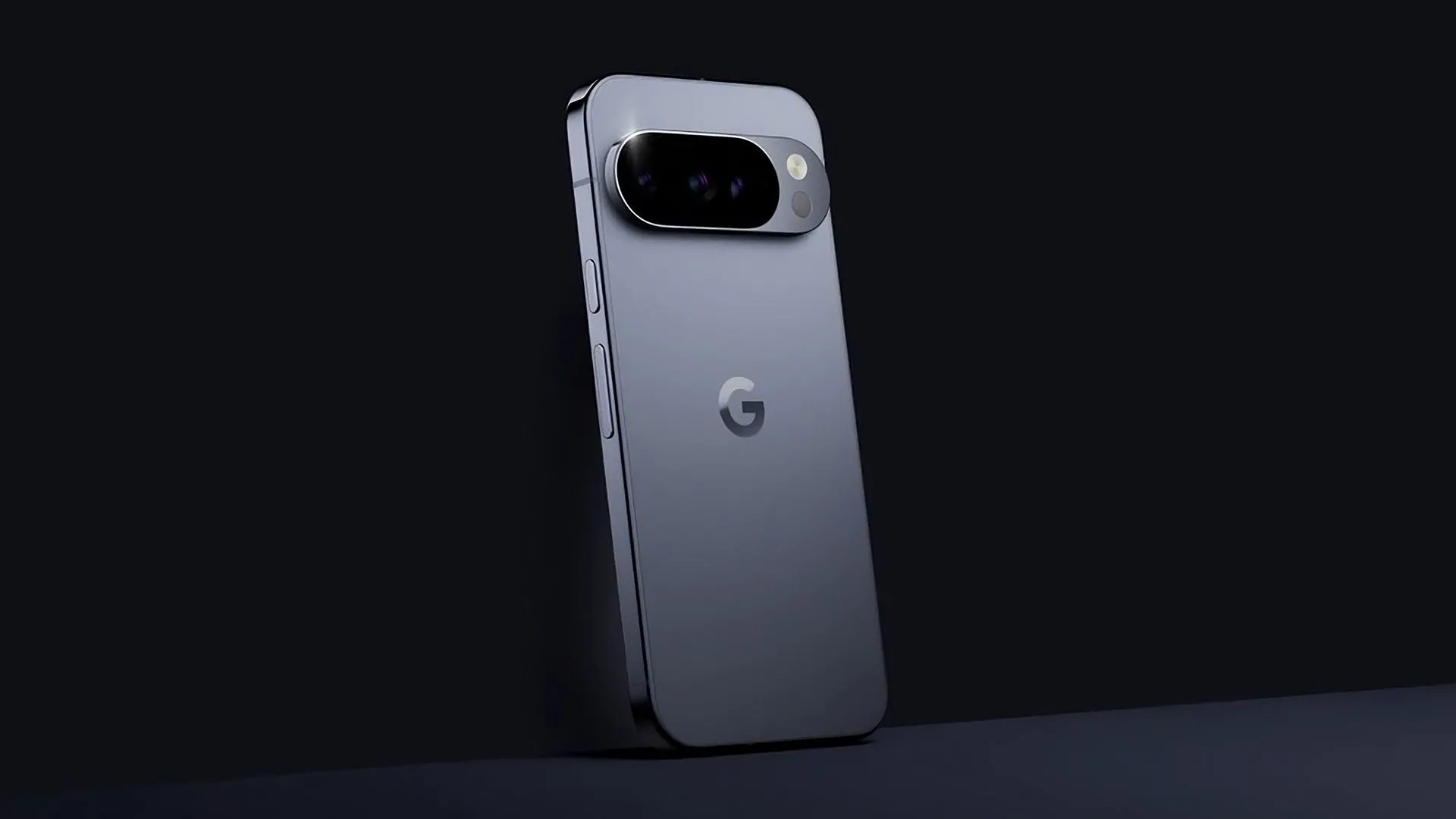 Điện thoại Google Pixel 10 với thiết kế camera đặc trưng, màn hình tràn viền hiện đại, thể hiện sự rò rỉ sớm về sản phẩm mới nhất của Google.