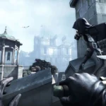 Dishonored The Knife of Dunwall screenshot với cảnh nhân vật chính sử dụng sức mạnh tâm linh
