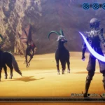 Gameplay Shin Megami Tensei V Vengeance với đồ họa hiện đại và nhân vật chính Nahobino