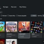 Giao diện bảng điều khiển Xbox Dashboard được tùy chỉnh trên ROG Xbox Ally.