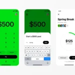 Giao diện Cash App Pools hiển thị mục tiêu quỹ và danh sách người đóng góp