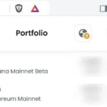 Giao diện sử dụng ví tiền mã hóa tích hợp trong trình duyệt Brave