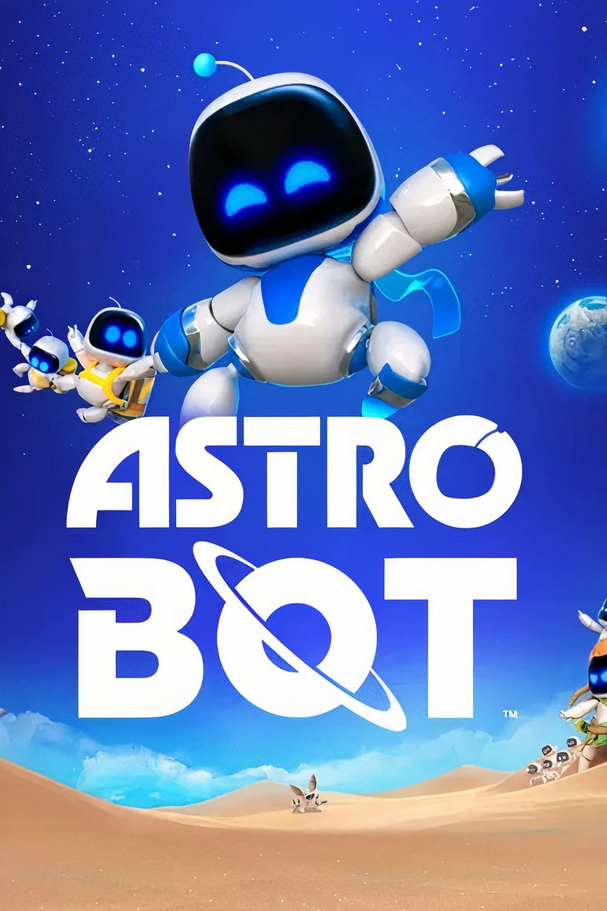Giao diện tổng hợp thông tin về game Astro Bot, cho thấy đánh giá cao và nền tảng chơi