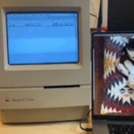 Hoạt động của dự án MacFriends: Chuột di chuyển từ màn hình Mac hiện đại sang Macintosh Classic