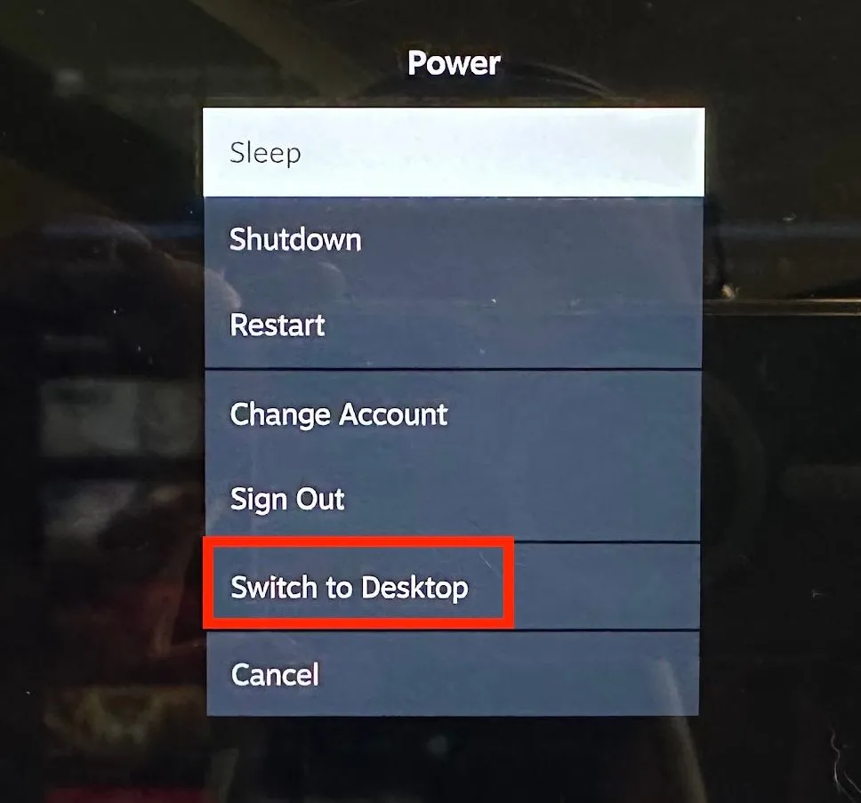 Hướng dẫn chuyển Steam Deck sang chế độ Desktop Mode để cài đặt KVM ảo