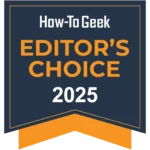 Huy hiệu Editor's Choice từ How-To Geek