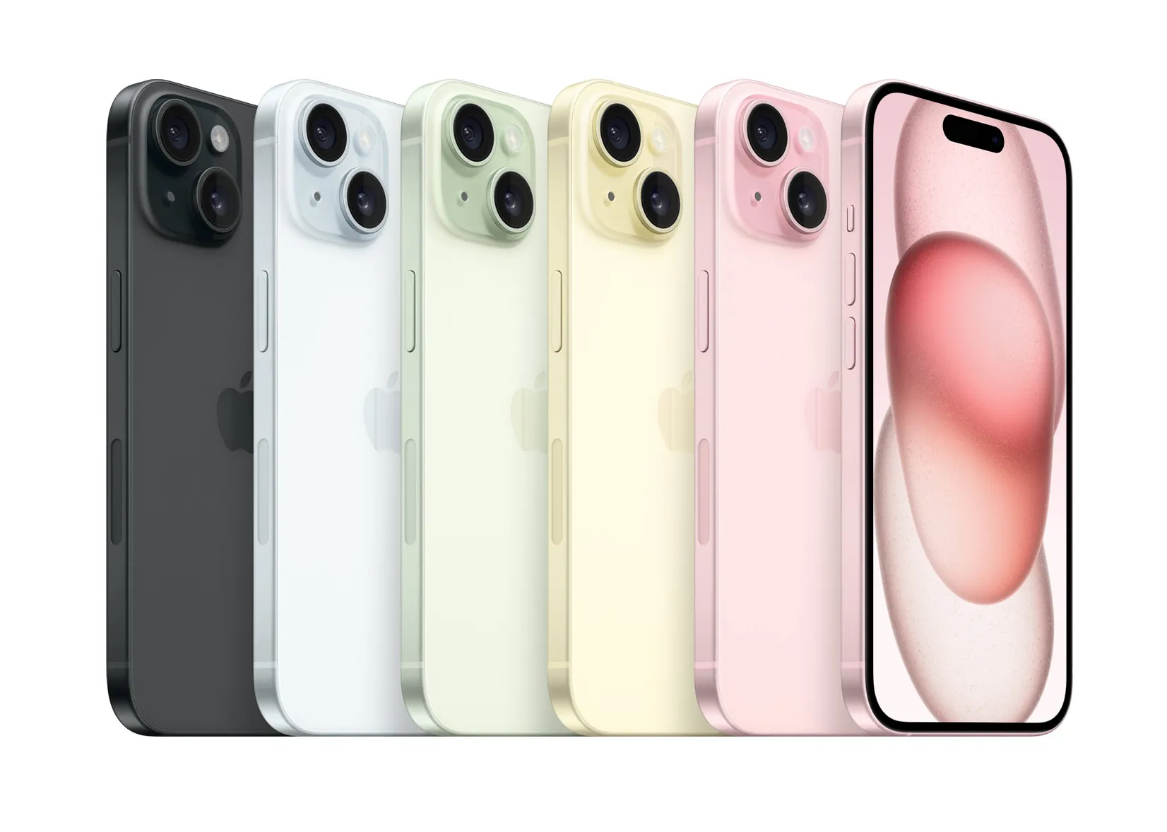 iPhone 15 với mặt lưng kính mờ màu sắc. Công nghệ bề mặt kính mờ tương tự được áp dụng trên tấm lót chuột gaming cao cấp.