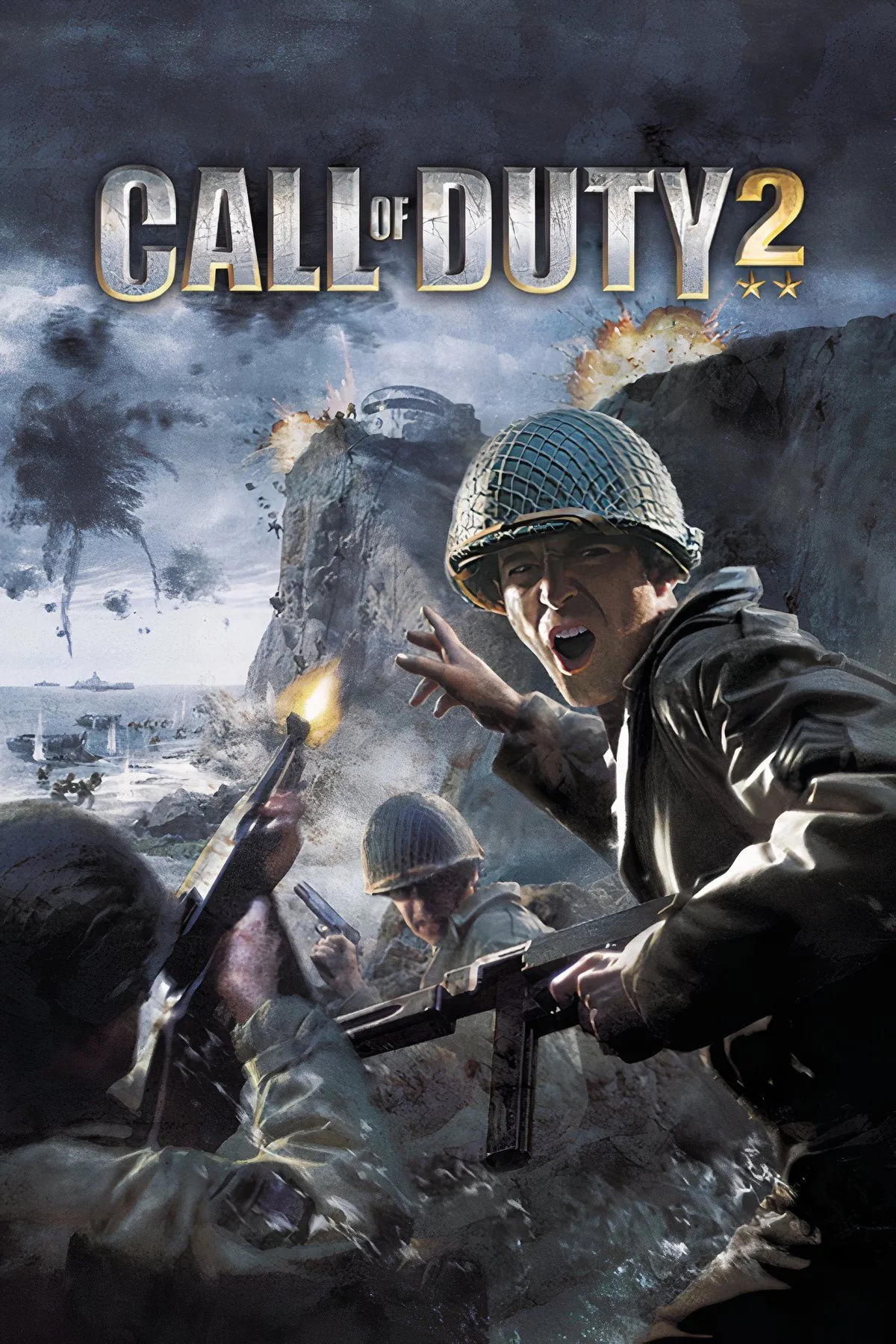 Lính Mỹ chuẩn bị tấn công trong Call of Duty 2