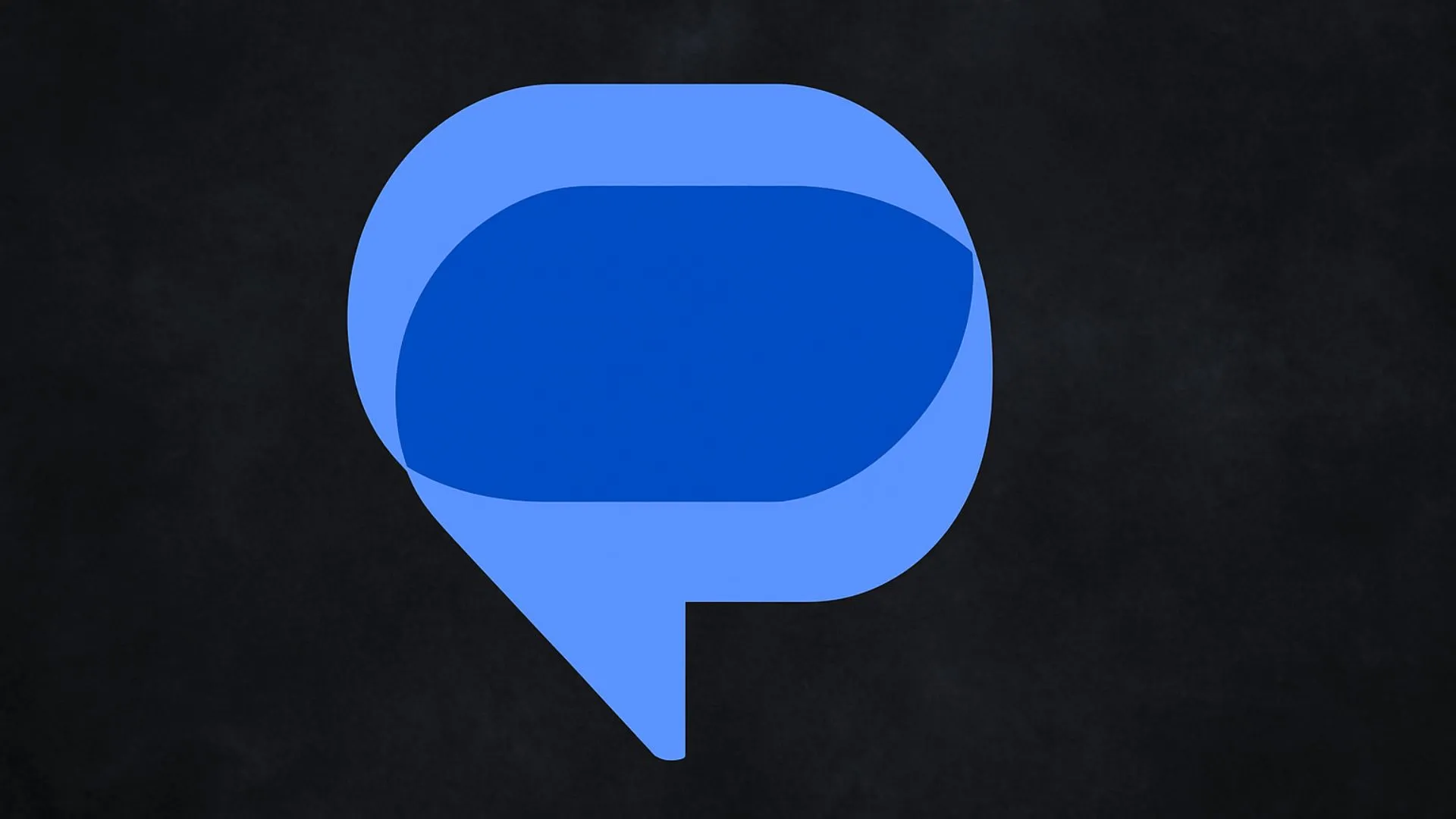 Logo ứng dụng Google Messages trên nền tối, biểu tượng cho sự đổi mới tin nhắn Android