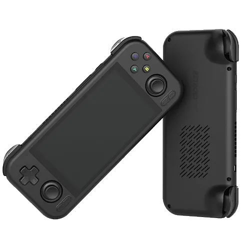 Logo và tên thương hiệu của máy chơi game cầm tay Retroid Pocket 4, một thiết bị di động mạnh mẽ cho phép giả lập game retro và PS2.