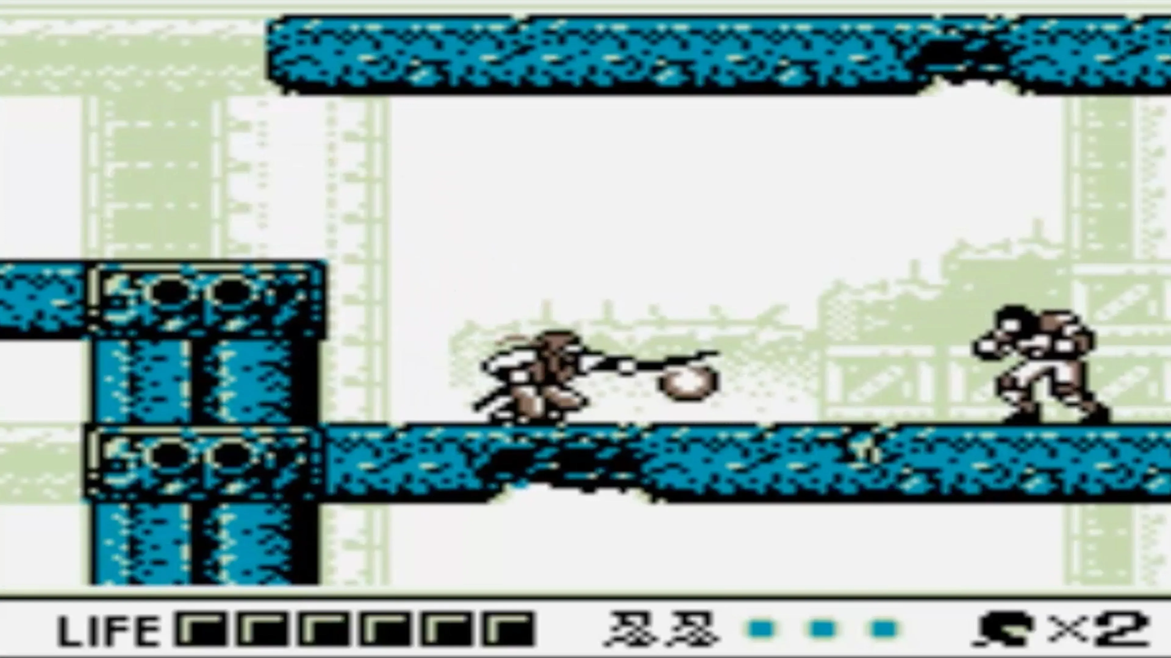 Màn hình chơi game Ninja Gaiden Shadow với Ryu Hayabusa tấn công kẻ thù