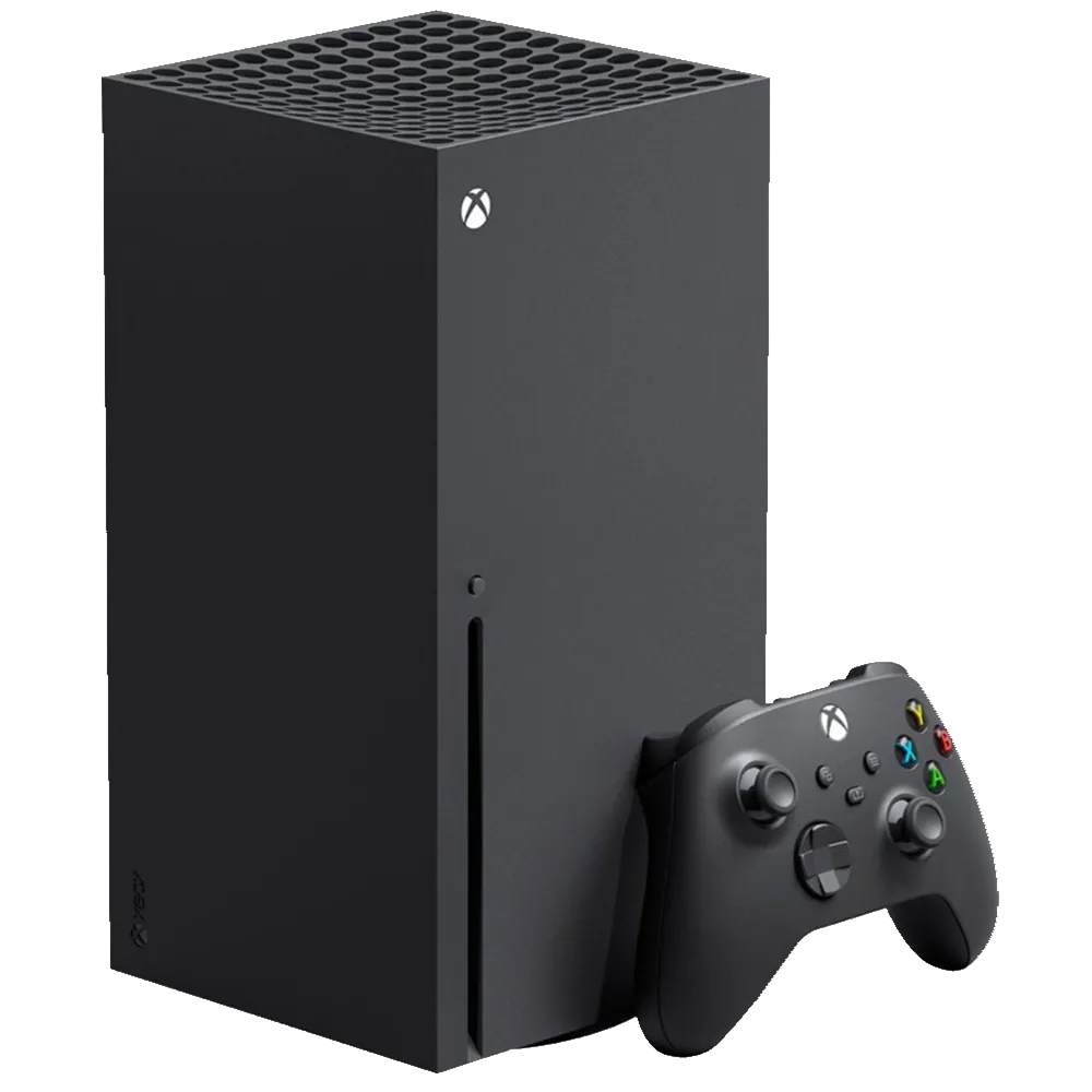 Máy Xbox Series X màu đen.