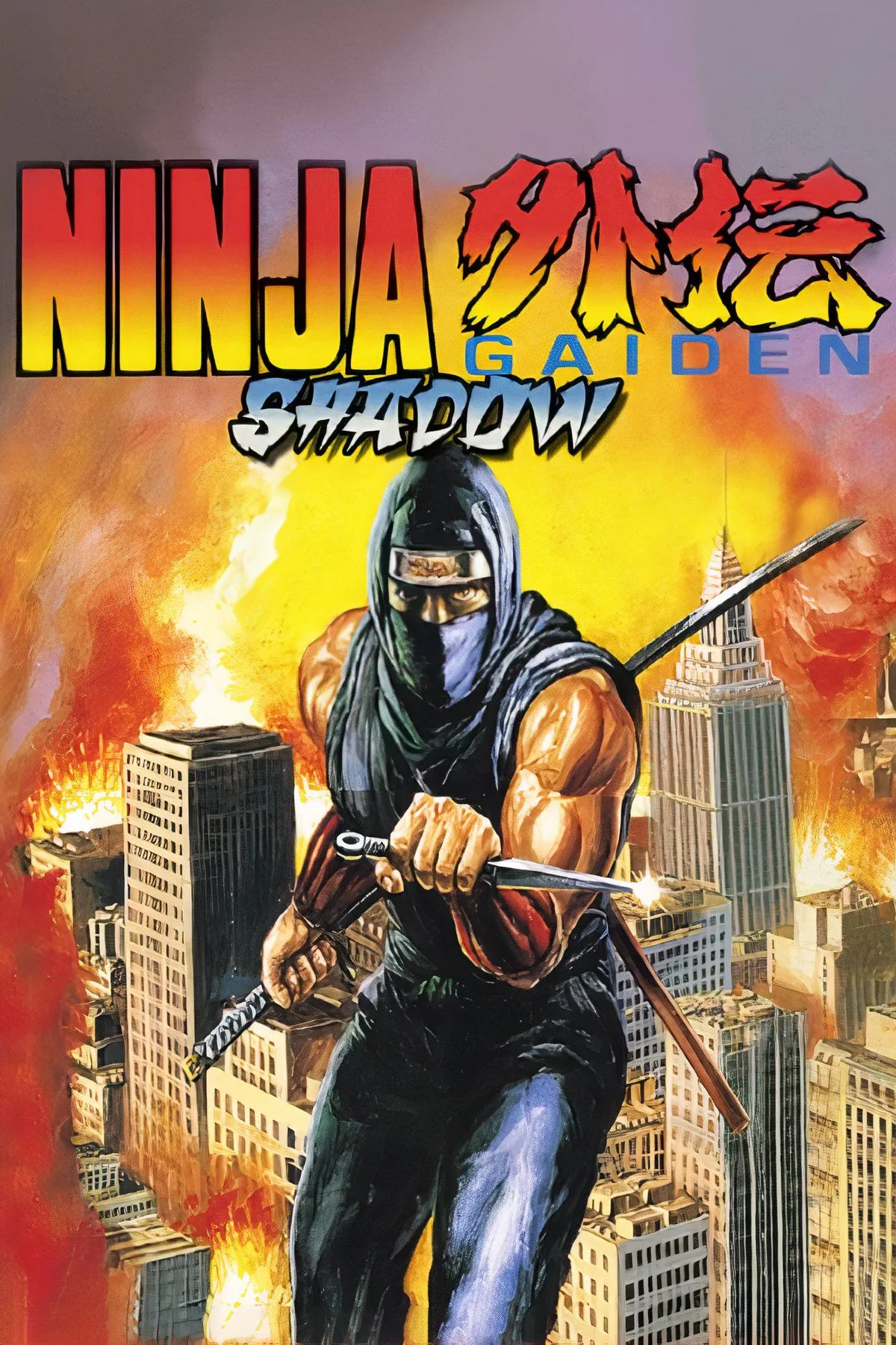 Nhân vật chính Ryu Hayabusa với thanh kiếm trong game Ninja Gaiden Shadow