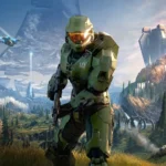 Nhân vật Master Chief trong game Halo Infinite, tượng trưng cho game độc quyền của Xbox.