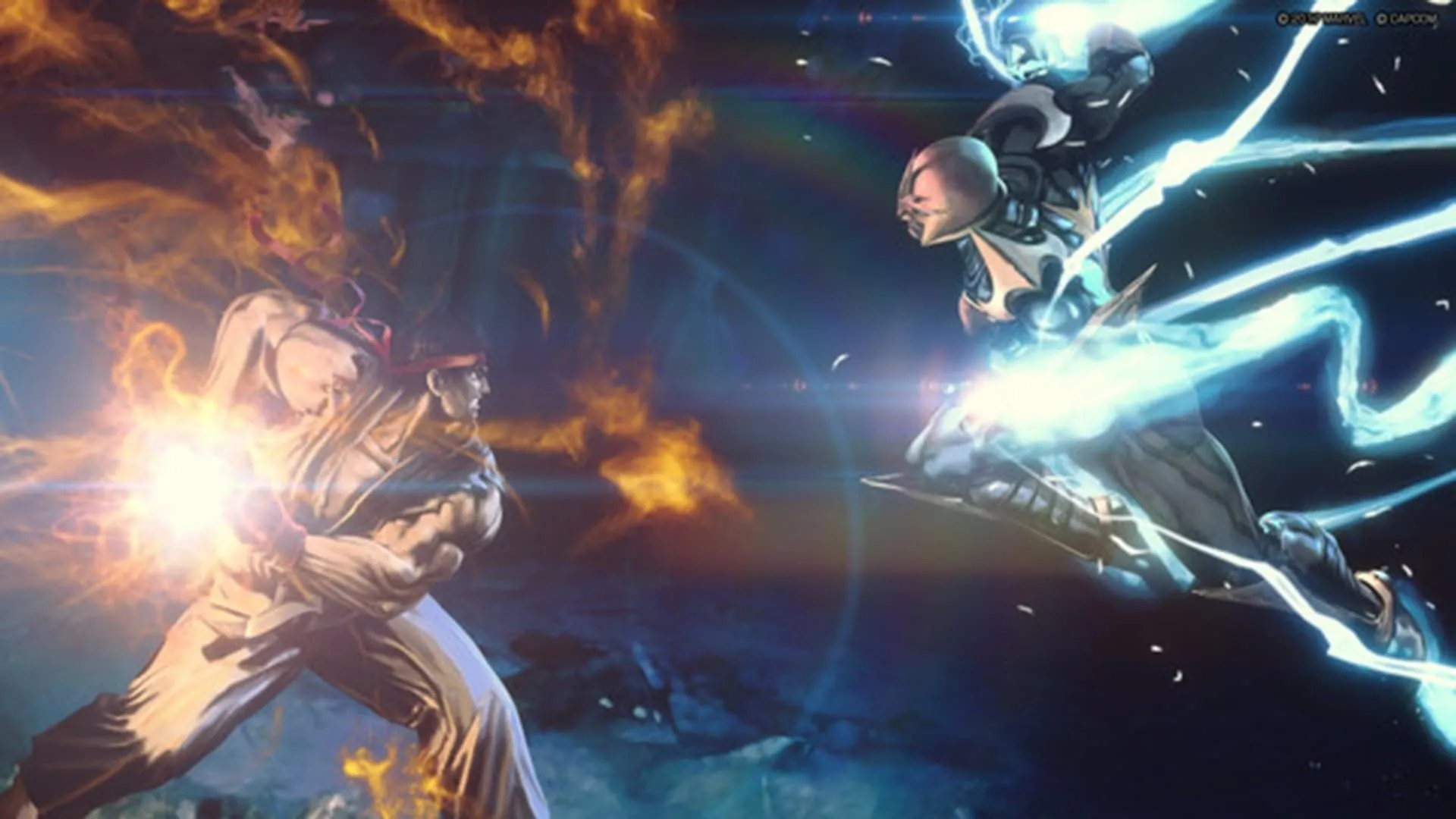 Nhân vật Ryu của Capcom đối đầu Nova của Marvel trong game đối kháng Ultimate Marvel Vs. Capcom 3.