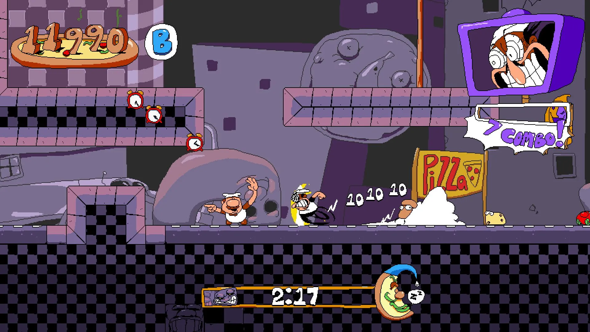 Peppino và Gustavo trong game Pizza Tower, một spiritual successor đầy cá tính.
