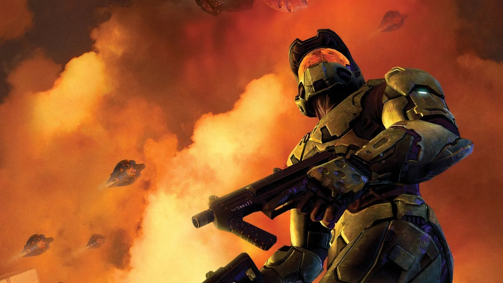 Tác phẩm nghệ thuật chủ chốt của Master Chief trong Halo 2, liên quan đến trải nghiệm chơi game online.