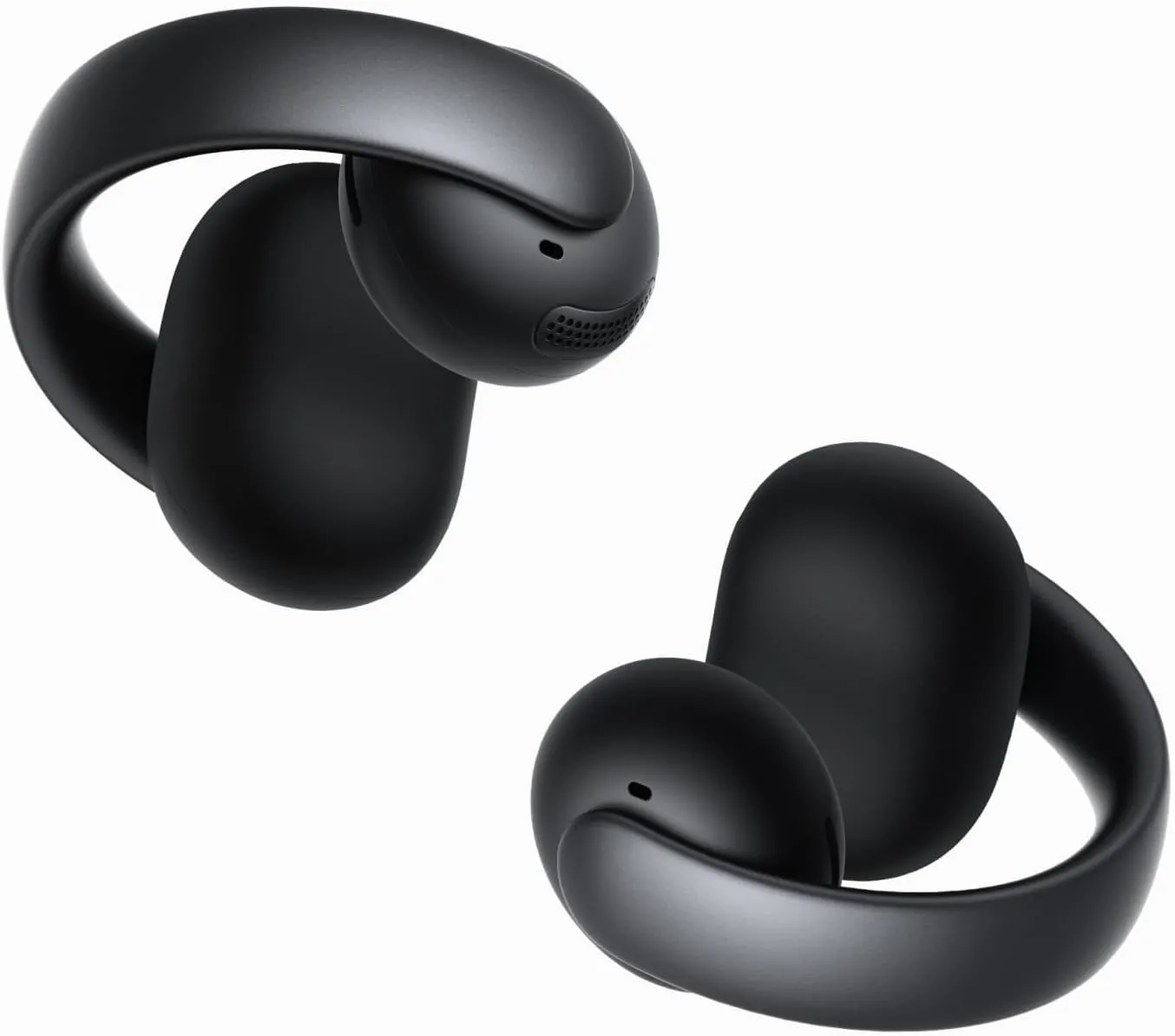 Tai nghe Anker Soundcore AeroClip Clip-On màu đen với thiết kế kẹp tai độc đáo