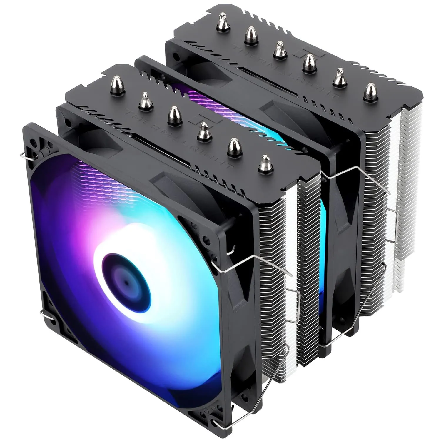 Tản nhiệt khí CPU Thermalright Peerless Assassin 120 SE ARGB với quạt ARGB kép.
