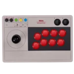 Tay cầm chơi game 8BitDo Arcade Stick cho Nintendo Switch và PC với thiết kế nút bấm cổ điển.