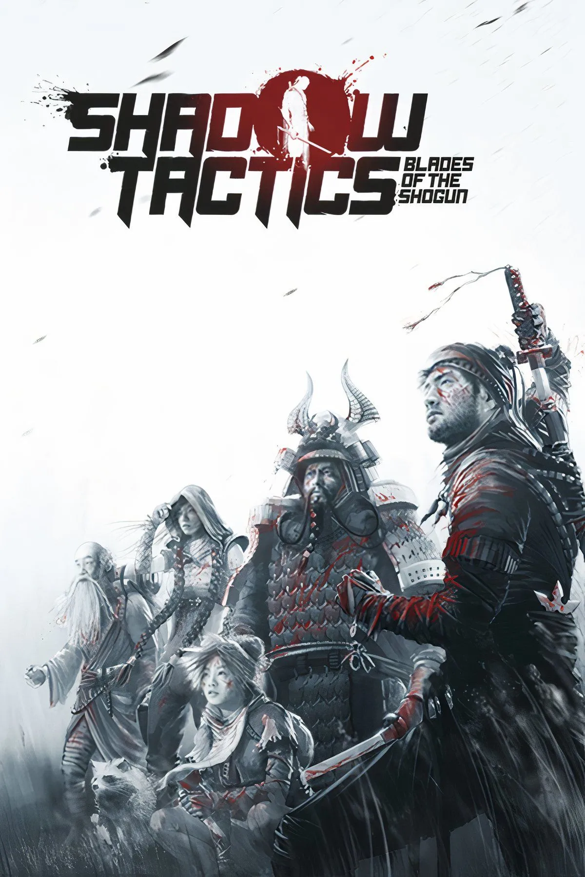 Thẻ bài Shadow Tactics: Blades of the Shogun hiển thị thông tin game và các nền tảng hỗ trợ