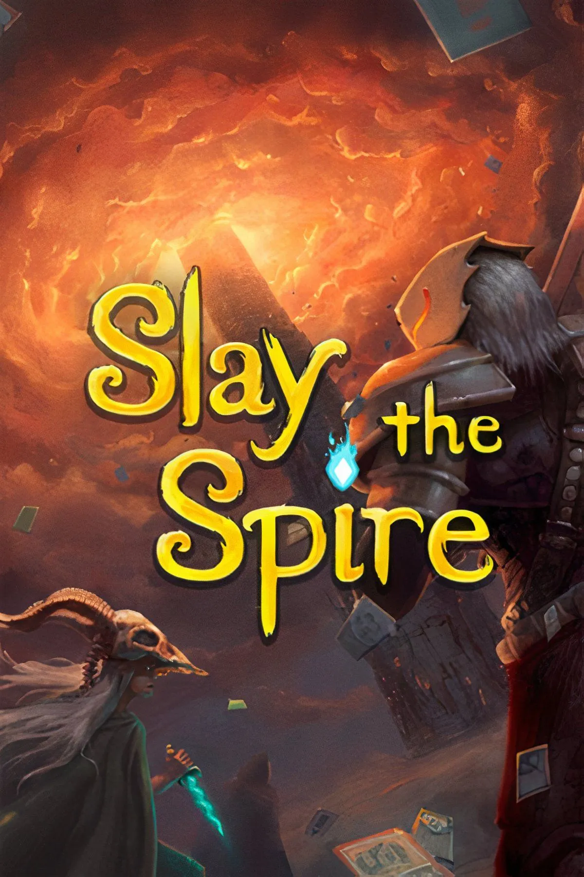 Thẻ bài Slay the Spire hiển thị thông tin game và các nền tảng hỗ trợ