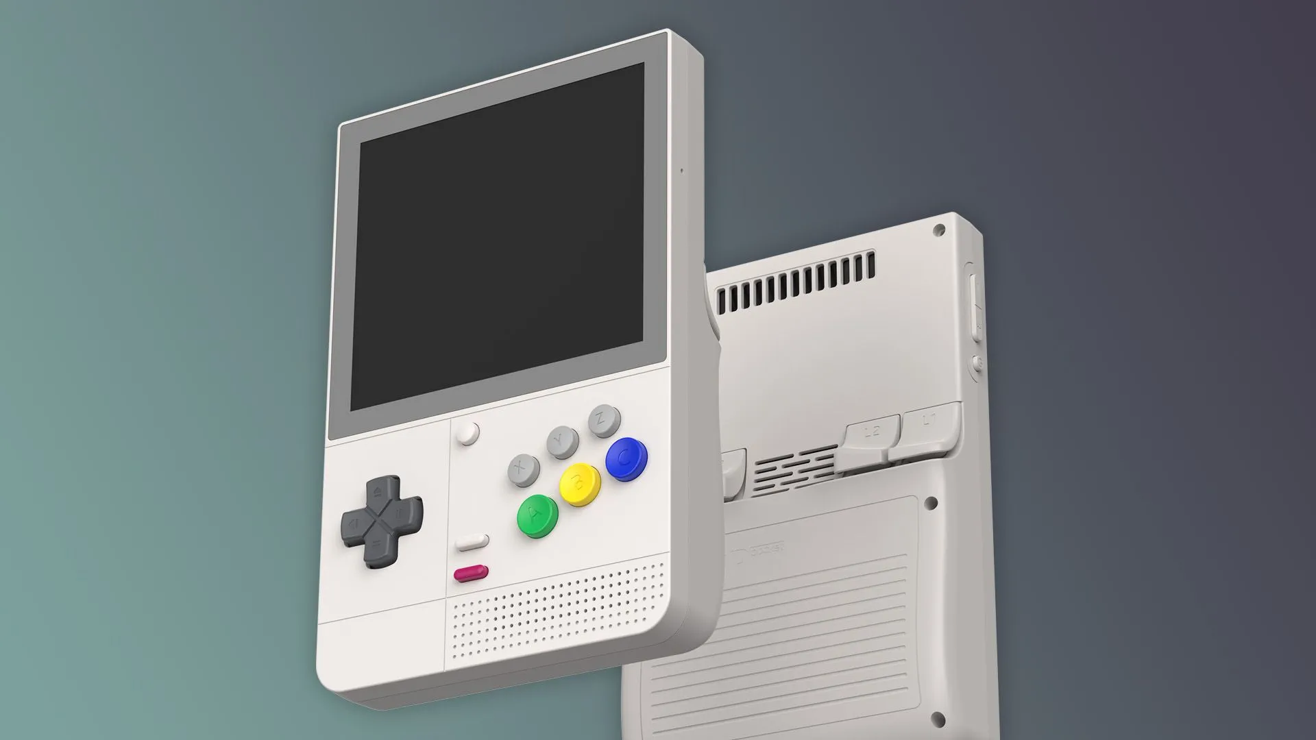 Thiết bị chơi game cầm tay Retroid Pocket với màn hình hiển thị trò chơi điện tử cổ điển