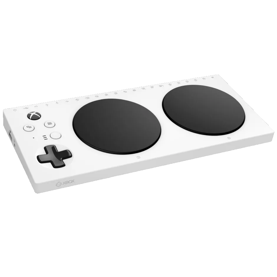 Thiết bị điều khiển Xbox Adaptive Controller hỗ trợ khả năng tiếp cận trong chơi game.