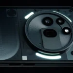 Thiết kế mặt lưng trong suốt độc đáo cùng hệ thống đèn Glyph của Nothing Phone (3a) Pro