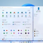 Thiết kế Start Menu mới của Windows 11 với giao diện phân loại ứng dụng