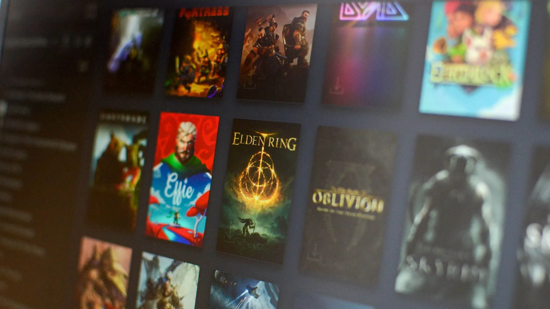 Thư viện game Steam hiển thị nhiều tựa game khác nhau, minh họa kho game mà người dùng có thể truy cập trên nền tảng Steam.