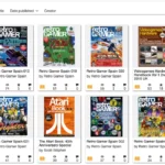 Thư viện tạp chí game cổ điển trên Internet Archive, cho thấy khả năng đọc tạp chí trực tuyến.