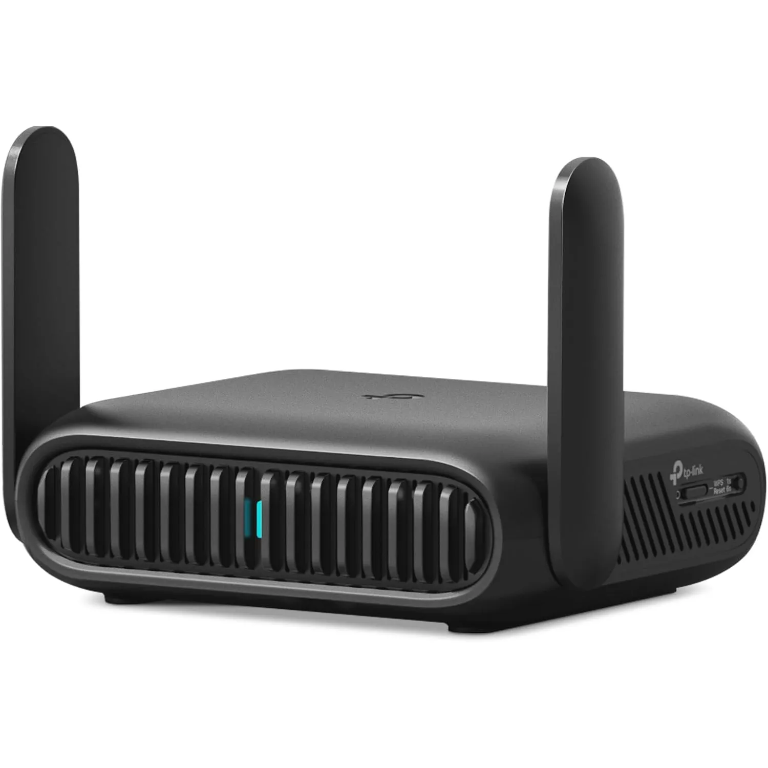 TP-Link TL-WR3602BE router du lịch Wi-Fi 7 với thiết kế nhỏ gọn, hiển thị các cổng kết nối và nút điều khiển