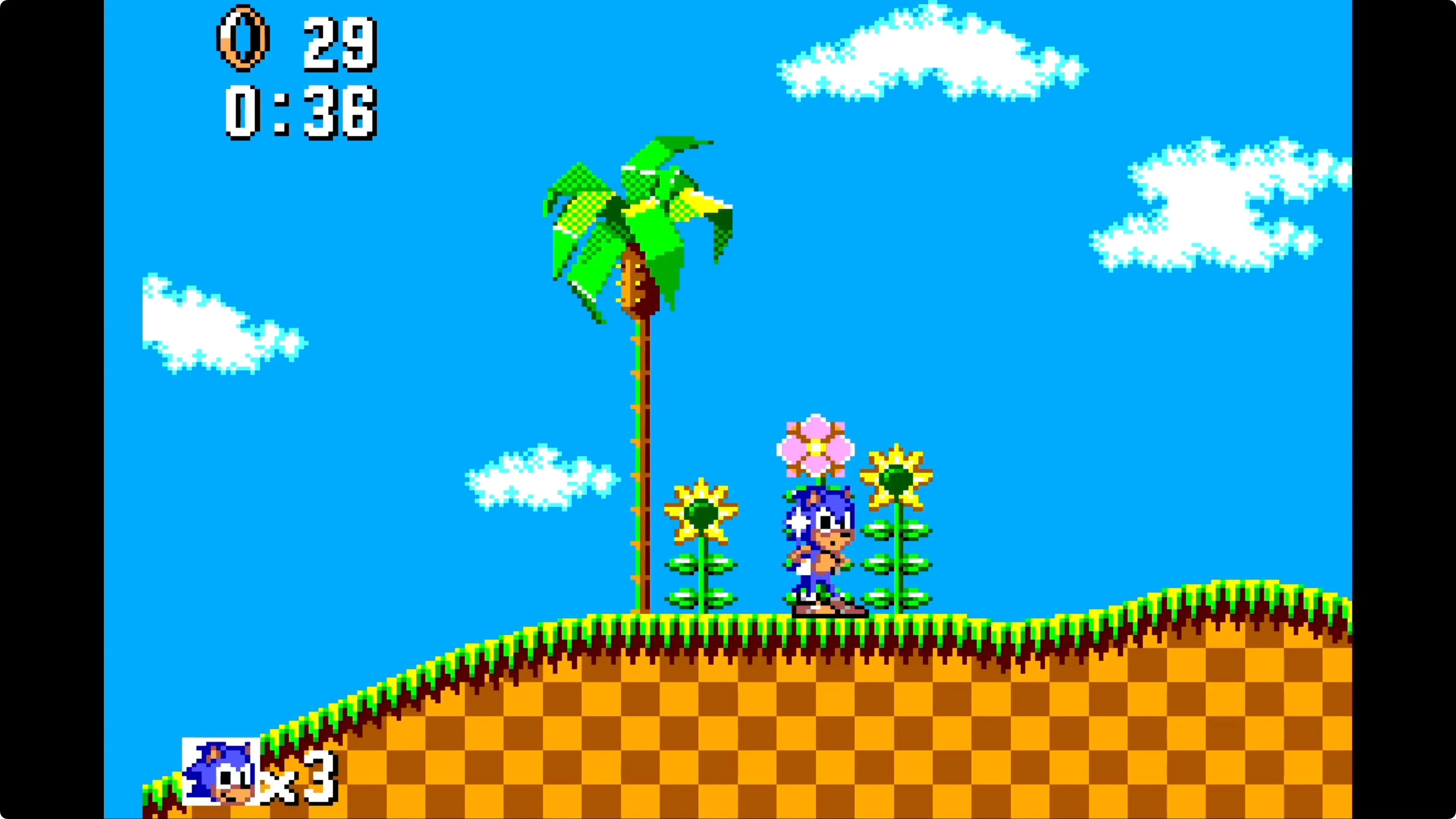 Trò chơi Sonic the Hedgehog của SEGA Genesis đang chạy trên Apple TV, cho thấy vấn đề về âm thanh bị lỗi khi giả lập.