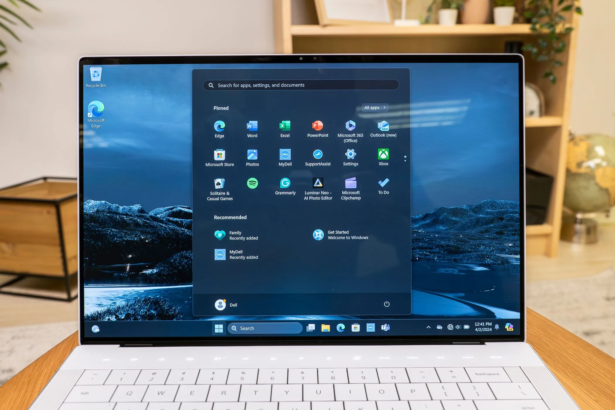 Vị trí phần đề xuất trong menu Start của Windows 11, một ví dụ về quảng cáo không mong muốn.