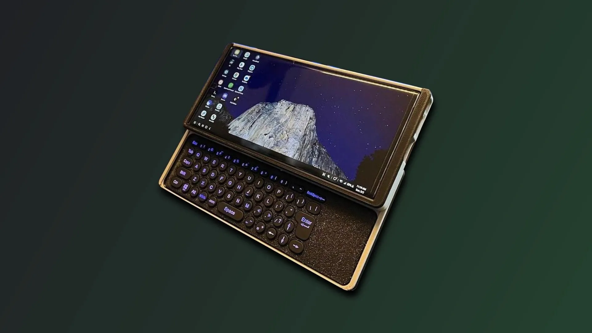 Vỏ bàn phím in 3D độc đáo biến Samsung Galaxy Note 10+ thành laptop mini